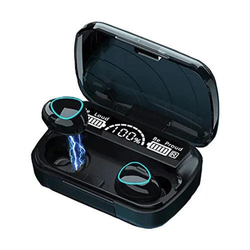 M10 tws Wireless Earphone Touch Bluetooth Earplug In Ear Stereo Sport Headsets cvc8.0 Digital Display Black Good If With No Reduction Headphones